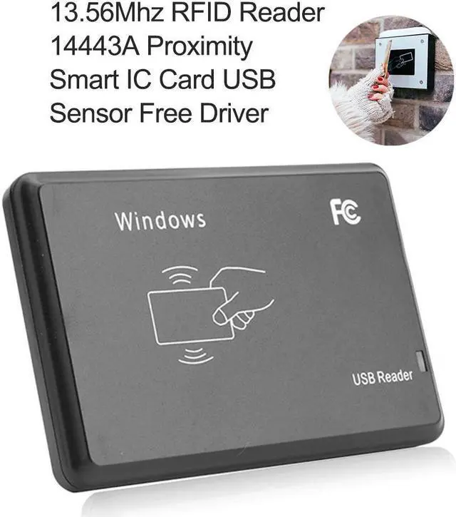 Alt view image 5 of 5 - 13.56Mhz RFID Reader ,125KHz LF-ID reader,14443A Proximity Smart IC Card USB Sensor Free Driver for S50 / S70 /Ntag203