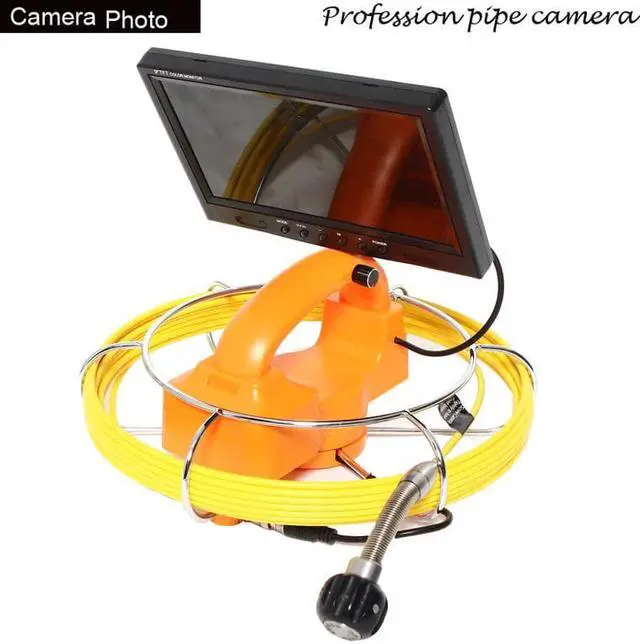 Alt view image 3 of 5 - 50m AHD 960P DVR meter counter Drain Endoscope Pipe Inspection Camera Pipe Sewe audio Camera Waterproof audio Pipe Camera