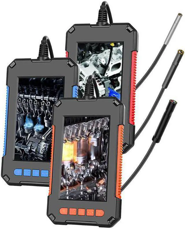 Alt view image 2 of 5 - 1Set 2m/5m/10m Industrial Endoscope 1080P High Definition Borescope 8mm Inspection Snake Camera with 4.3" Display Screen 8 LED L