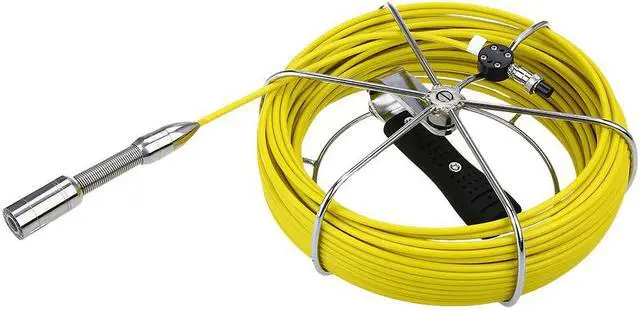 Alt view image 5 of 5 - 20M Pipe Inspection Camera 7 Inch 23mm Lens Drain Sewer Pipe Industrial Endoscope System 12Pcs White LED Lights IP68 Waterproof