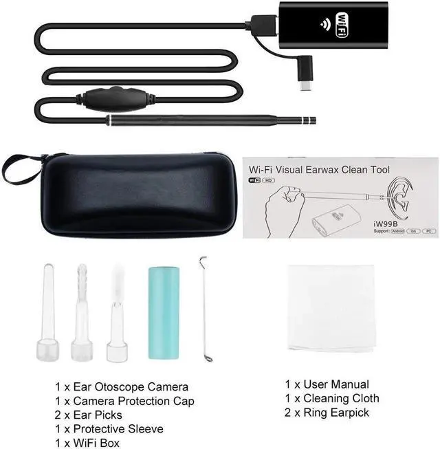 Alt view image 3 of 7 - 7.0mm Endoscope Camera HD Mini USB Endoscope 6 LED 1M 3.5M 5M 10M Cable Waterproof Inspection Borescope for Android PC Soft Wire