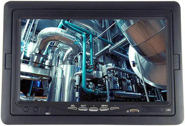 Alt view image 2 of 5 - 7" LCD Monitor 20M Fiberglass Cable 12Pcs White Led Lights Drain Pipe Inspection Camera System Equipment With 23MM Camera Head