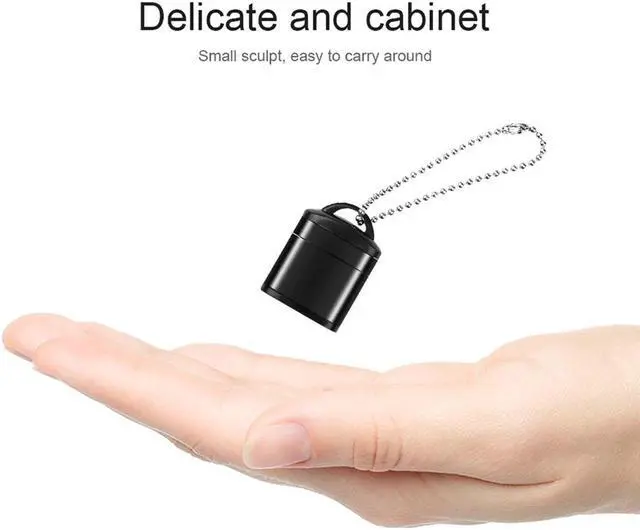 Alt view image 5 of 5 - Portable Mini USB 2.0 Micro SD Memory Card Reader Adapter with Keychain High Speed Card Reader Laptop Accessories