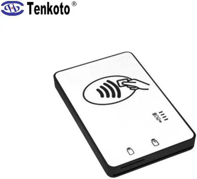 Main image of Dual Interface Bluetooth Smart Card Reader for ISO7816 Chip Wireless RFID NFC Card Reader Writer