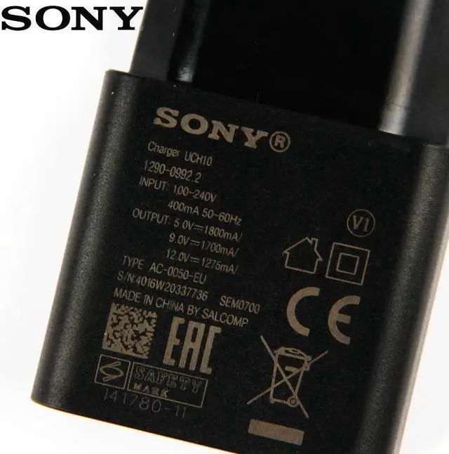 Alt view image 5 of 5 - Adapter Fast Charging Charger UCH10 For  Xperia XZ Pro X XZ1 Z5 C5 Ultra E5 E6883 X Performance F3113 G8342 XZ1 P USB Cable