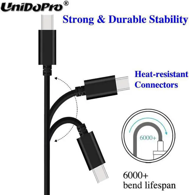 Alt view image 3 of 5 - 10mm Long USB-C Type C Extended Tip Fast Charger Cable for Ulefone Armor 9 7E 7 6S 6E 6 5 3WT 3W 3T 3 2S Power 6 5S 3S