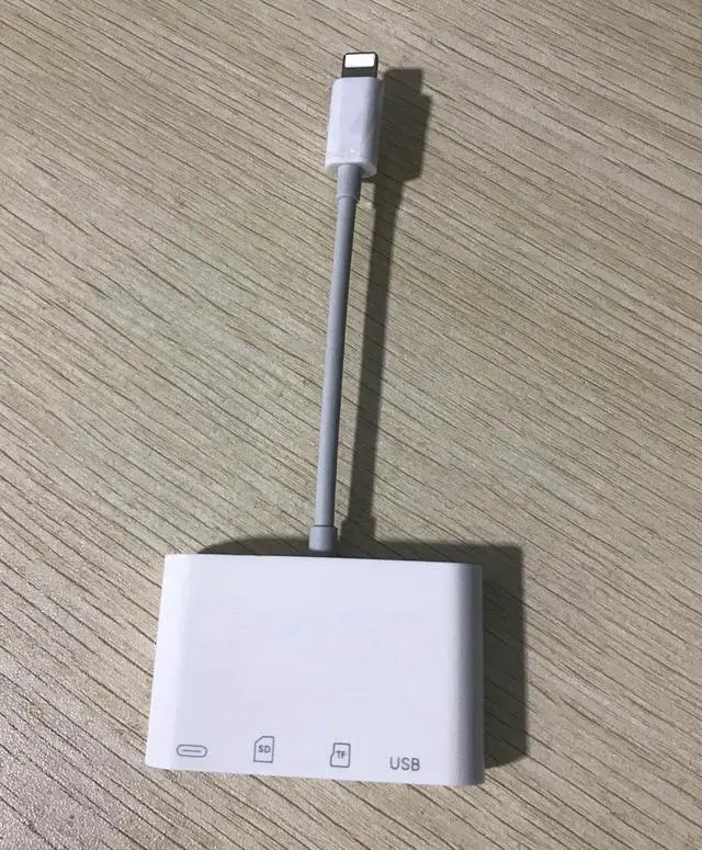 Alt view image 3 of 5 - 13 Phone SD TF Memory Card Reader USB Mouse U Flash Disk Drive OTG Adapter for IPhone 11 Pro Max X XS MAX XR 6 7 8 Plus IPad