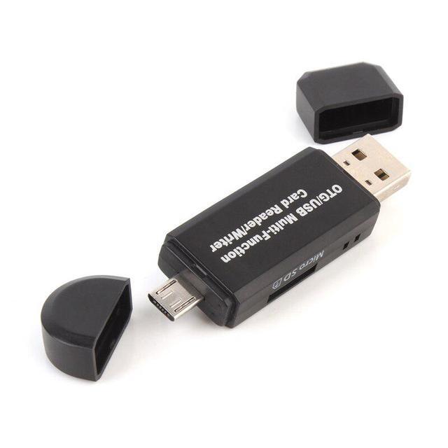 Konig Lettore Di Schede Micro SD/TF USB 2.0: Compatto E Veloce Per Trasferire Foto E Video - Colore Nero/Antracite