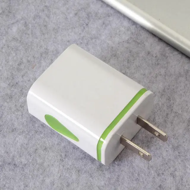 Alt view image 4 of 5 - 5 Colors Dual USB Charger 2.1A Fast Charging Universal Travel EU/US Plug Adapter Wall Mobile Phone Charger For IPhone For