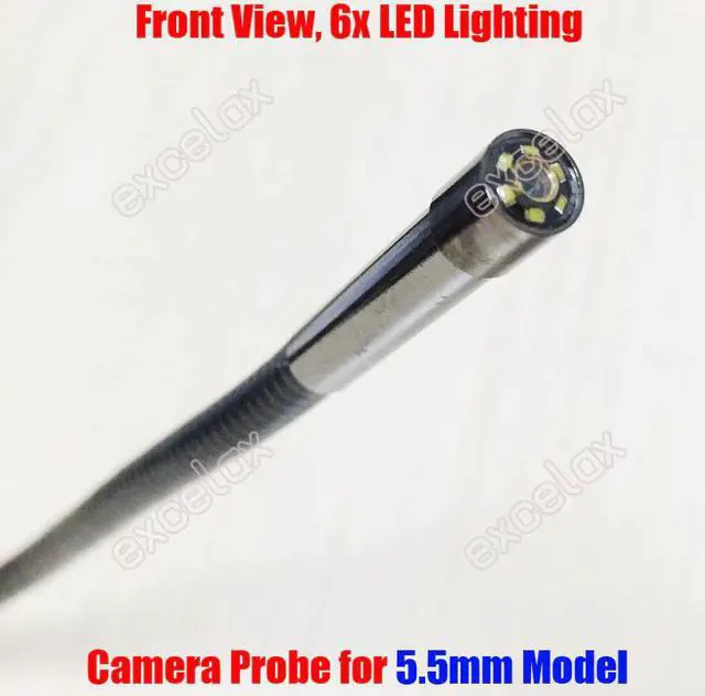 Alt view image 2 of 5 - 720P HD Handheld 5.5mm 1M 3M Flex Endoscope Camera 4.3" LCD Monitor LED Flashlight Snake Tube Pipe Inspection Borescope