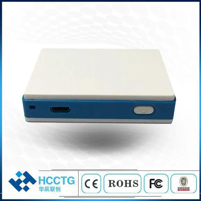 Alt view image 5 of 5 - Size EMV Mobile Smart Card Reader Bluetooth Magnetic+CHIP IC track 1 2 3 Smart Mobile POS with Free SDK MPR100