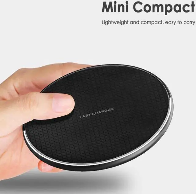 Alt view image 2 of 5 - 10W/7.5W/5W Wireless Charger Fast Charging Phone Charger For IPhone 11 X XR XS Max  S10 9  Wireless USB Charger