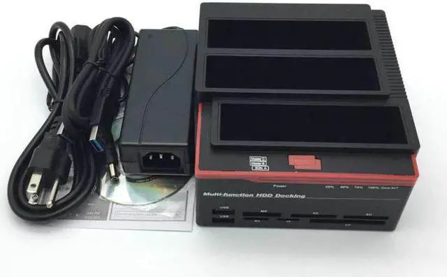 Alt view image 2 of 5 - Hard Drive High-speed Hard Disk Base HDD 3.0 IDE Dual SATA Hard Disk Base Card Reader