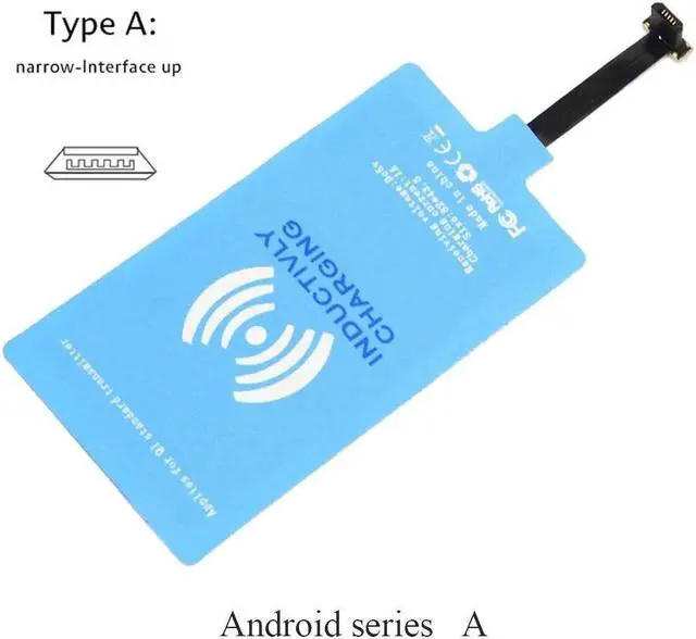 Alt view image 3 of 5 - Qi Wireless Charger Receiver Fast Charging for wireless charger Pad Coil for  huawe iphone  phone Type-C/Type-A