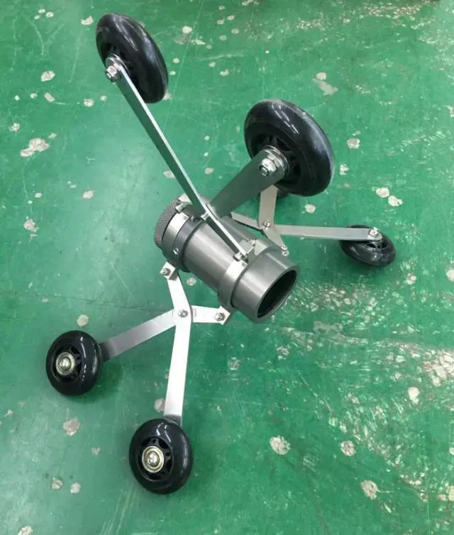 Alt view image 2 of 3 - stainless steel skid for pan tilt 50mm inspection camera head