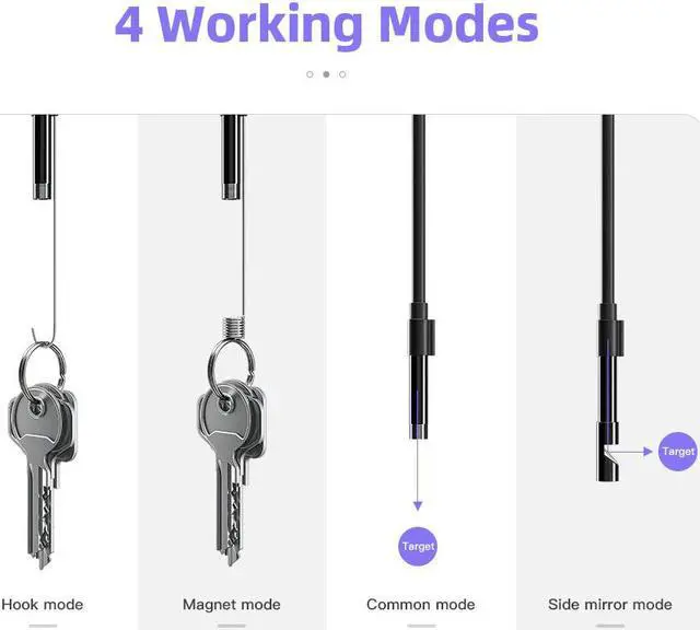 Alt view image 2 of 5 - Selling 5.5mm Car Endoscope Camera IP67 Waterproof 6 LED Borescope Auto Pipe Inspection Camera USB Vehicle Testing Tool