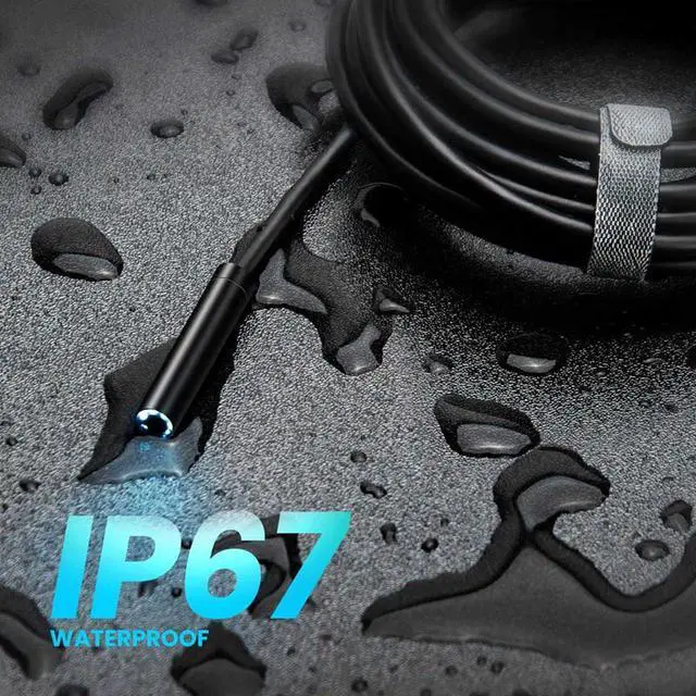 Alt view image 5 of 5 - USB Endoscope, HD Inspection Camera , IP67 Waterproof 6 LED Borescope with 5.5mm Probe