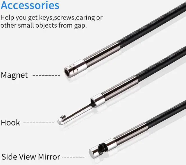 Alt view image 5 of 5 - NTS300 Endoscope 4.3" Color LCD Display Monitor Inspection Borescope 3M 5.5MM Snake Tube Camera 360 Degree Rotation