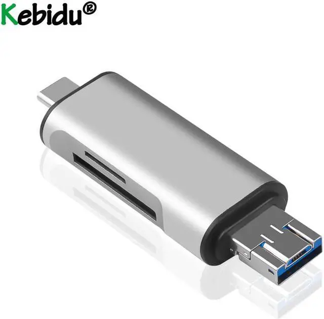 Main image of Adapter 3-in-1 Type C OTG Card Reader With  Female Interface For PC  3.0 Read TF Memory Card Reader Adapter
