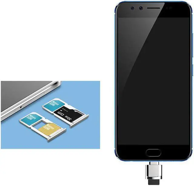 Alt view image 4 of 5 - USB 3.1 Mirco USB Micro SD TF Card Reader OTG Adapter for Android Phones A30