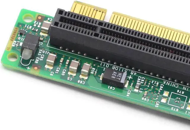 Alt view image 5 of 5 - 43V7067 FOR IBM X3550 M2 M3 X3650 M2 M3 SATA PCI-E Riser Card w/ USB Reader