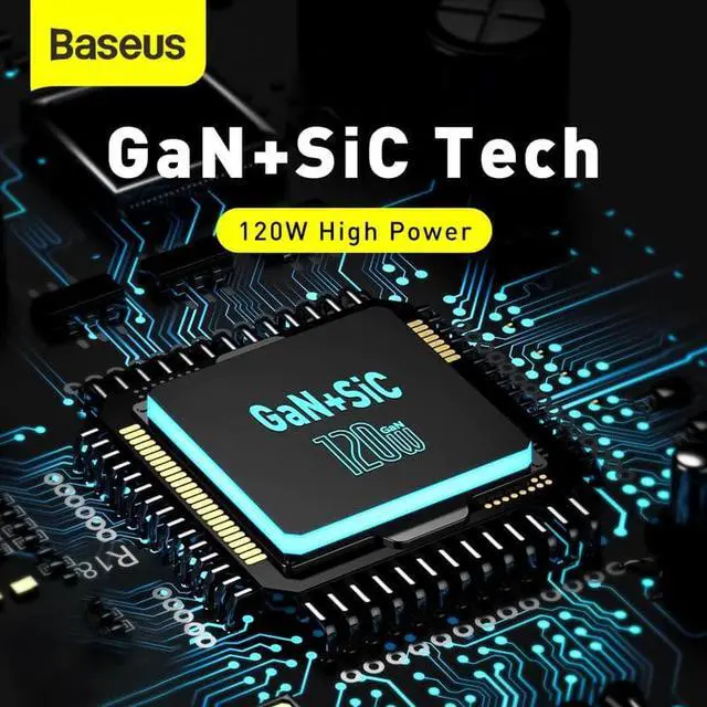 Alt view image 3 of 5 - GaN Charger 120W PD Fast charging USB C Charger QC4.0 QC3.0 Quick Charge USB Charger ForMacbook ForiP For Laptop Tablet