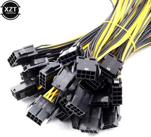 Alt view image 5 of 5 - 8 Pin to dual 8 (6+2) Pin PCI Express Power Converter Cable for Graphics GPU Video Card PCIE PCI-E VGA Splitter Hub Power Cable
