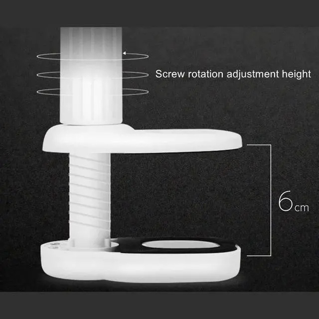 Alt view image 4 of 5 - Powered Touch Switch Sensor Control Table Lamp Eye Protect LED Desk Lamp Brightness Adjustable Flexible Clamp Clip Lamp