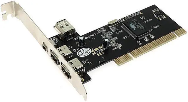 Alt view image 3 of 6 - PCI 4 Ports Firewire IEEE 1394 1394A 4/6 Pin Controller Card Adapter 3 ports Firewire Video Capture Card for HDD MP3 PDA