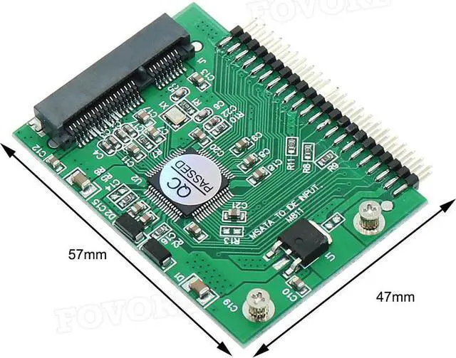Alt view image 4 of 4 - PCI-e msata 1.8 SSD to 2.5 IDE inch HDD Hard Drive 3.3V 44pin Card PCI E express sata Converter Adapter For Laptop PC