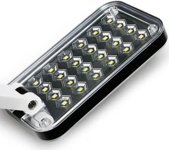 Alt view image 5 of 5 - battery rechargeable Adjustable Desk Lamps dimmable night light led Table Lamp With 24 LED Reading lamp