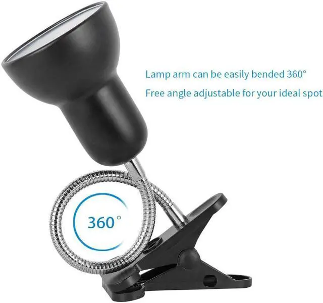 Alt view image 4 of 5 - LED Table Lamp Eye Protection USB Rechageable LED Desk Lamp with EURO Switch Reading Light Message Light black and white