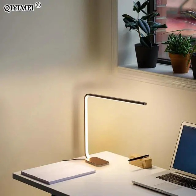 Alt view image 2 of 5 - Modern 13W 20W LED Table Lamp For Bedroom Reading Home Desk Light Bedside Fashion Lighting Study Eye Protect US/EU Plug