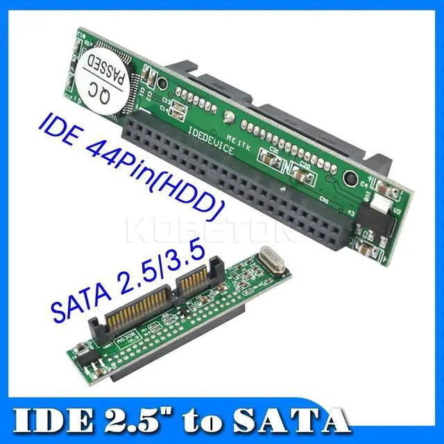 Alt view image 4 of 5 - 2.5" IDE Female HDD SSD to 44 pin SATA Adapter Converter 1.5Gbs Serial Adapter Converter ATA 133 100 HDD CD DVD