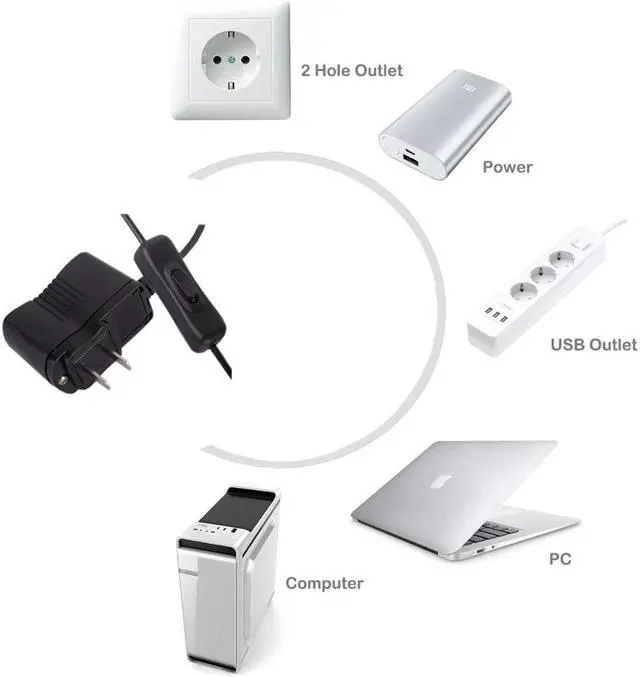 Alt view image 3 of 4 - Clip Light 3W Bed Lamp Flexible Gooseneck Reading Lamp Desk Lamp White Eye Care Clip Lamp