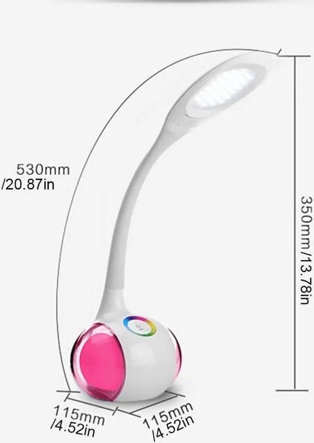 Alt view image 4 of 5 - Touch Sensor Control Light Children's Light Desk Lamp Eye Protection LED Lamp For Bedroom Reading
