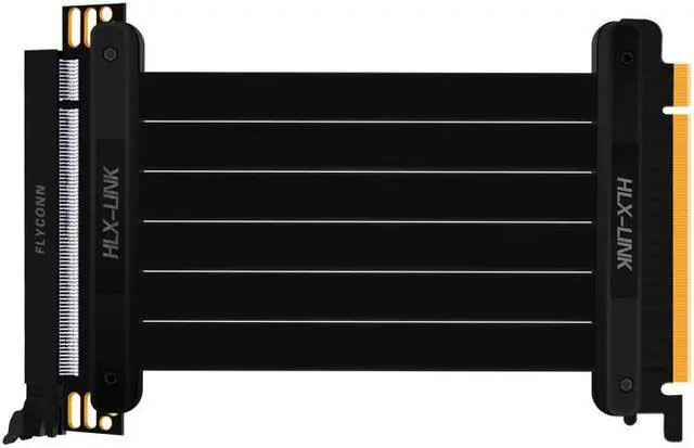 Alt view image 2 of 5 - high speed PC graphics card PCI Express 16x3.0 connector cable lifter PCI-E 16x riser cable expansion port adapter