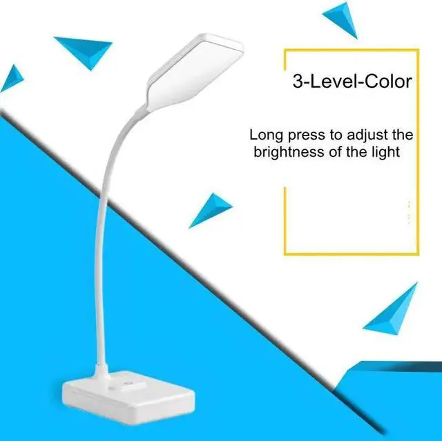 Alt view image 4 of 5 - LED  Foldable Multifunctional  Desk Lamp Eye-protected Long Life Dimmable Flexible Table Lamp Led Light 3-Level Colors