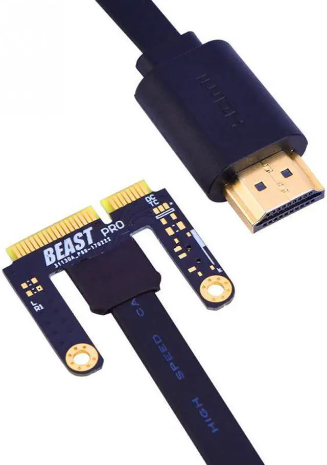 Alt view image 3 of 5 - EXP GDC Beast External Laptop Video Card Dock Graphics Port Station  Mini PCI-E NGFF Expresscard Interface 34 54 Line