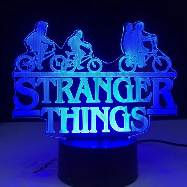Alt view image 4 of 5 - Things American Web TV Series Led Night Light 7 Colors Changing Touch Sensor Bedroom Nightlight Table Lamp Best Gift