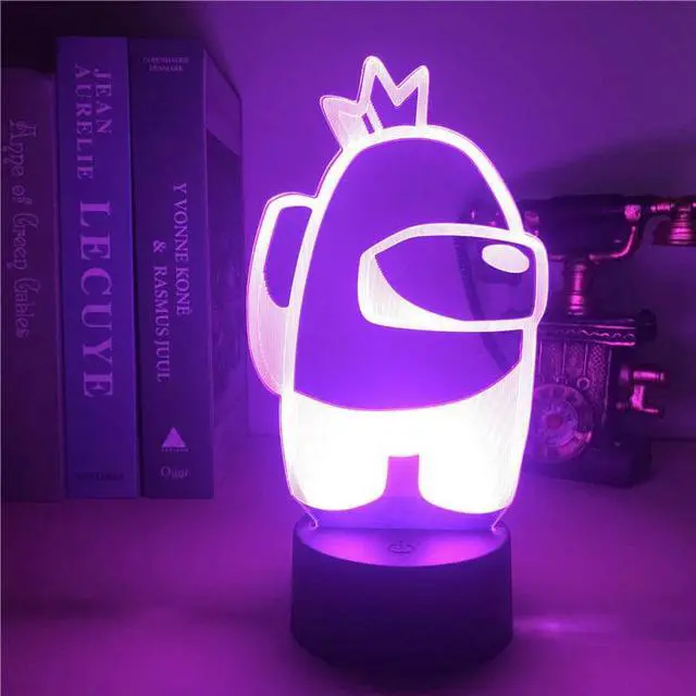 Alt view image 2 of 5 - Us LED Neon Sign Night Light 3D Illusion Table Lamp Indoor Decoration Lamps for Bedroom Remote Multicolor Children Lampara