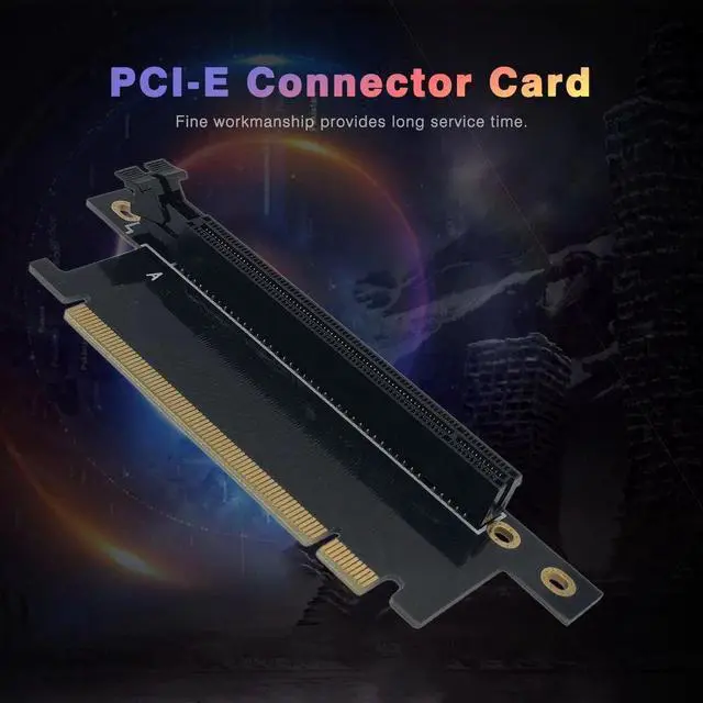Alt view image 2 of 5 - Extension Card 90 Degree Right Angled Forward and Reverse Riser Extension Card Adapter Computer Case Connector Card Stock