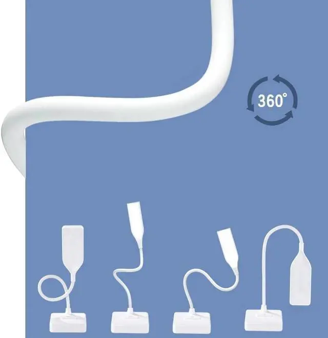 Alt view image 5 of 5 - LED  Foldable Multifunctional  Desk Lamp Eye-protected Long Life Dimmable Flexible Table Lamp Led Light 3-Level Colors