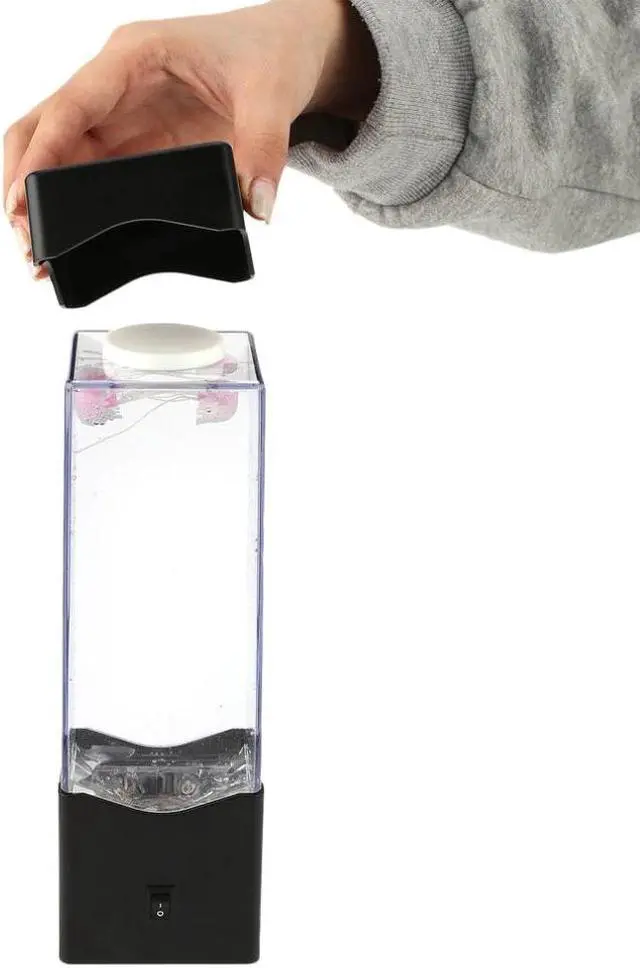 Alt view image 5 of 5 - Lights Jellyfish Water Ball Aquarium Tank Lamp Relax Bedside Mood Light for Home Decoration Magic Lamp Gift Drop ship