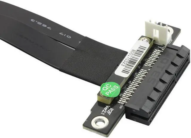 Alt view image 2 of 5 - PCIe x4 3.0 PCI-E 4x To M.2 for NGFF for NVMe M Key 2280  Card Gen3.0 Cable Extender M2 PCI-Express Extension cord