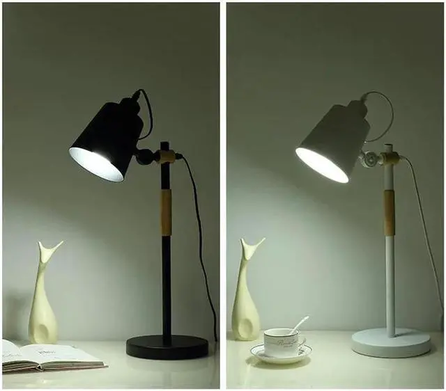 Alt view image 3 of 5 - Led Desk lamp adjustable Table Lamp for study office reading bedroom bedside E27 Eye Protection reading lighting