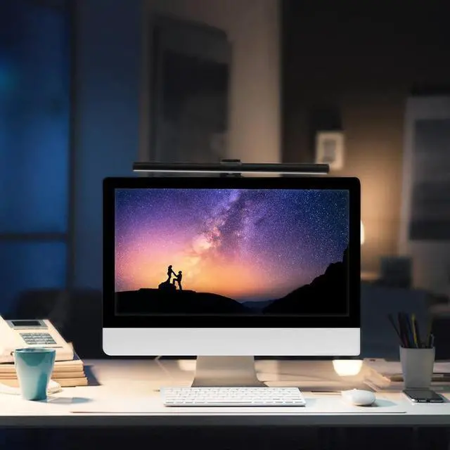 Alt view image 7 of 7 - LED Task Lamp Adjustable light mode And Hue Adjustment Features large illumination angle suitable for various sizes CD