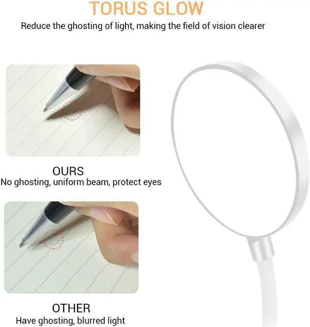 Alt view image 5 of 7 - Illuminator Equipment Improved Tattoo Lamp with Clamp USB LED Lamp Student Eye Care Reading Light Portable Desk Lamp