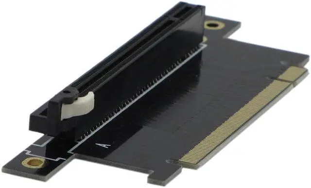 Alt view image 5 of 5 - Extension Card 90 Degree Right Angled Forward and Reverse Riser Extension Card Adapter Computer Case Connector Card Stock