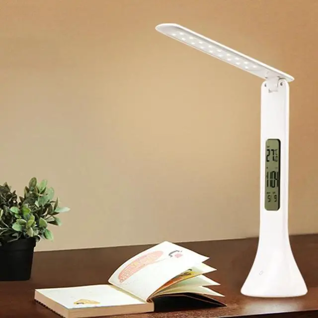 Alt view image 4 of 5 - Eye Protection Desk Lamp Foldable Rechargeable LED Student Reading Desk Lamp Bedside Table Lamp